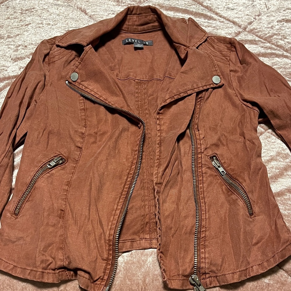 Level 99 Rust Jean Jacket - Picture 3 of 7